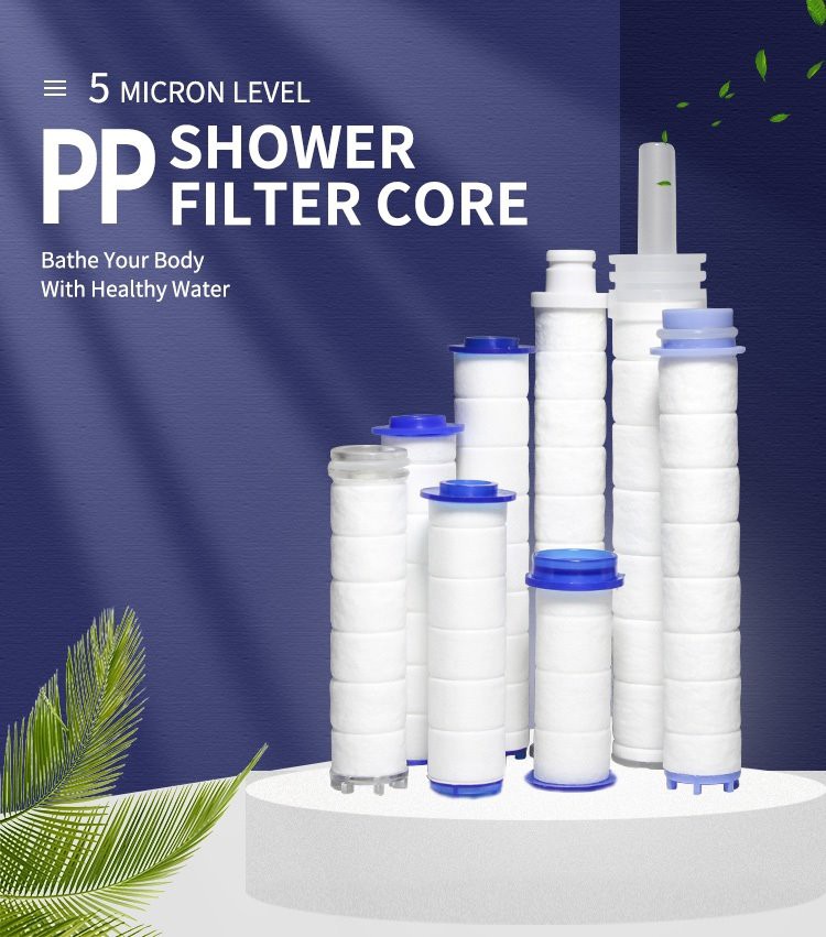 1.Handheld Shower Head PP Cotton Filter Cartridge for Bathroom 1.Handheld Shower Head PP Cotton Filter Cartridge for Bathroom